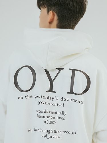 Back Words Hoodie _ White - OYD-[archive] - Modalova