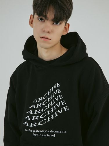 Typo Hoodie _ Black - OYD-[archive] - Modalova