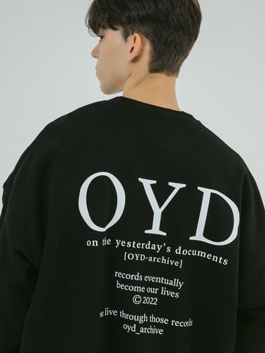 Back Words Sweatshirt _ Black - OYD-[archive] - Modalova