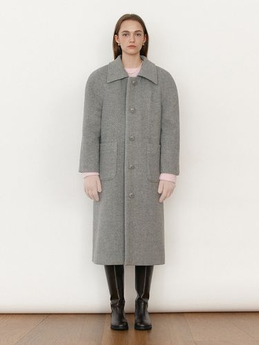 Wool Single Coat (Gray) - ROLAROLA - Modalova