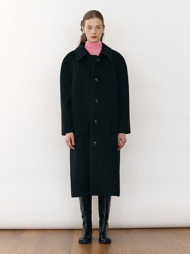 Wool Single Coat (Black) - ROLAROLA - Modalova