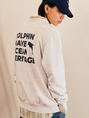 Dolphin Ocean Heritage Sweatshirt _ 123302 - DOLPHIN WAVE APPAREL - Modalova