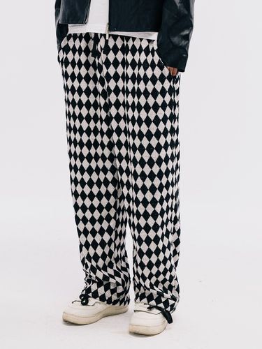 Diamond Pattern Jogger Pants () - VASTIC - Modalova