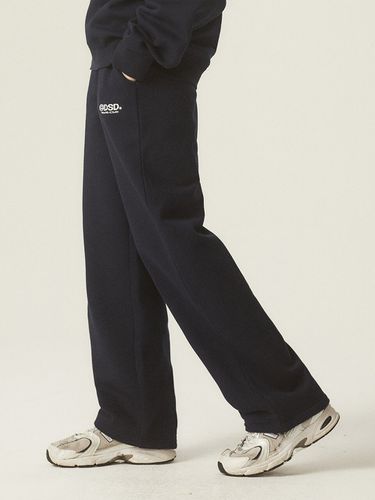 Logo Two-Way String Wide Sweatpants_Navy - ODD STUDIO - Modalova