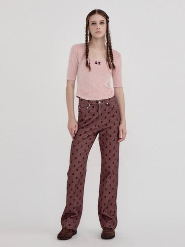 Rr Logo Symbol Print Pants - Brown - Rest&Recreation - Modalova