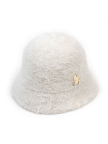 Faux-Fur Cloche Hat White - Universal chemistry - Modalova