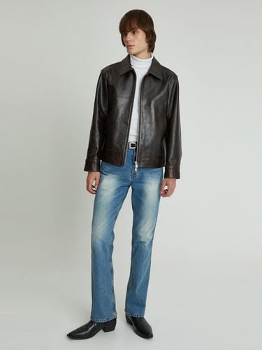 Double Pocket Leather Jacket () - ANDROS - Modalova