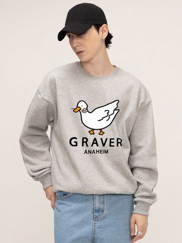 White Character Smile Sweatshirt _ - GRAVER - Modalova