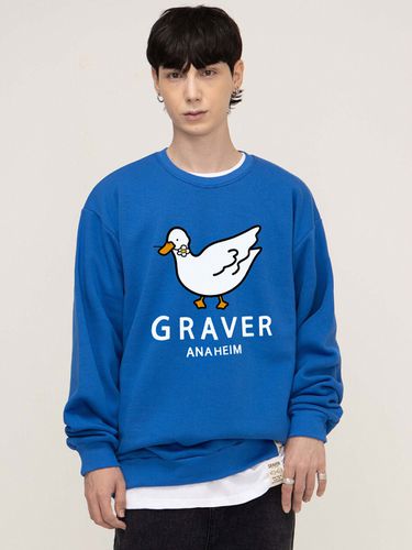 White Character Smile Sweatshirt _ - GRAVER - Modalova