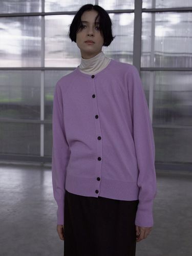 Master Cashmere Cardigan_Lavender - H8 - Modalova