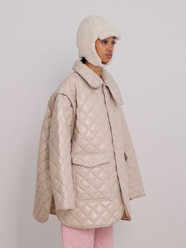 Detachable Sleeves Quilted Jacket - Trunk Project - Modalova