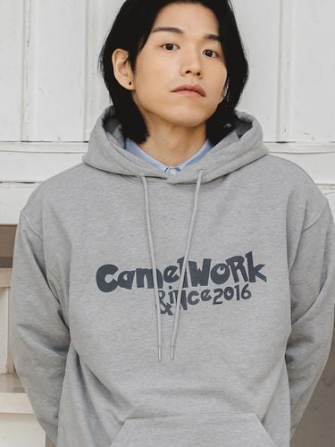 Eyes Logo Hoodie (Grey) - CAMELWORK - Modalova