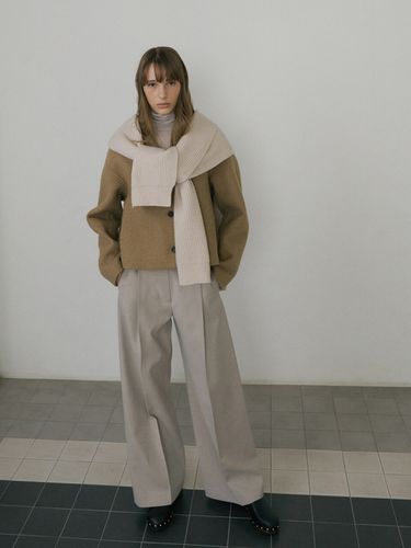 Formal Wool Pants_Beige - octette - Modalova