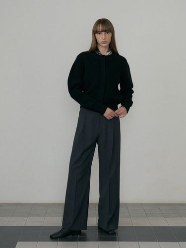 Formal Wool Pants_Charcoal - octette - Modalova