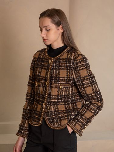 WED Square Check Tweed Jacket - We’Dee - Modalova