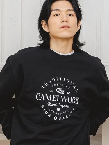 Circle Logo Sweatshirt [Black] - CAMELWORK - Modalova