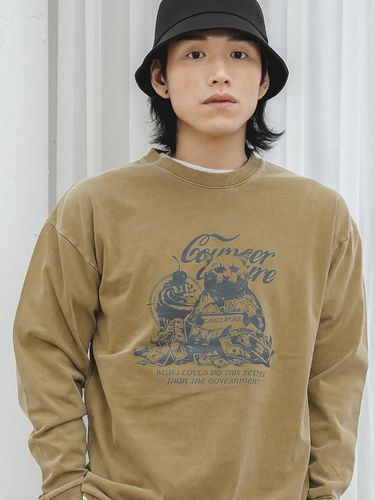 Rich Camel Long Sleeve T-shirt [] - CAMELWORK - Modalova