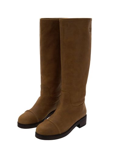 Round Tall Boots - Orange Shrunken - MARGESHERWOOD - Modalova