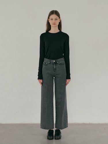 Black Denim Pants_Black - octette - Modalova