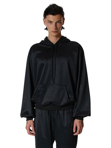 Balloon Sleeve Hoodie _ Black - LABELESS - Modalova