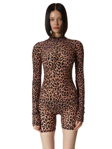 Leopard Jumpsuit _ Skin - LABELESS - Modalova