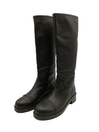 Round Tall Boots - Dark Brown Burnish - MARGESHERWOOD - Modalova