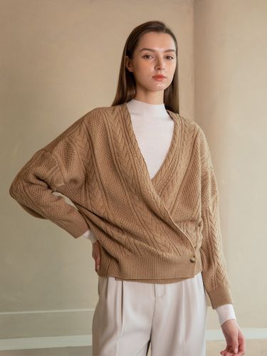 WED Standard Round Knit Cardigan (4 Colors) - We’Dee - Modalova