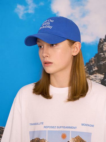 Holiday Signature Ball Cap _ Blue - Millo Archive - Modalova