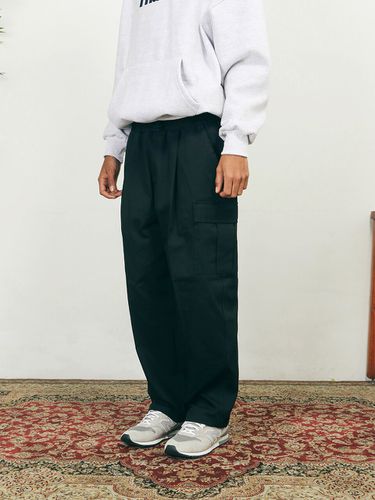 One Tuck Wide Cargo Cotton Pants [] - THAT`S IT - Modalova