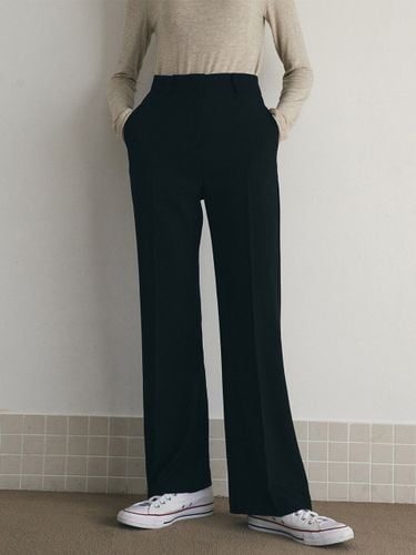 Formal Line Bootcut Slacks - Black - LOEIL - Modalova