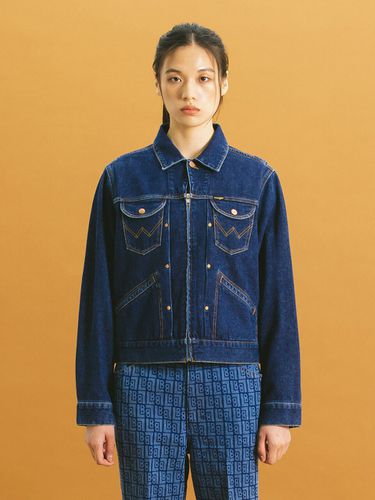 Pleats Crop Denim Jacket [] - Wrangler - Modalova