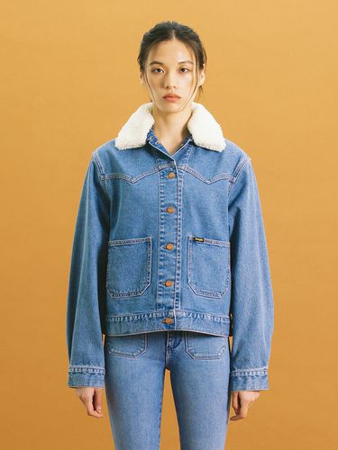 Shearing Collar Denim Jacket [] - Wrangler - Modalova