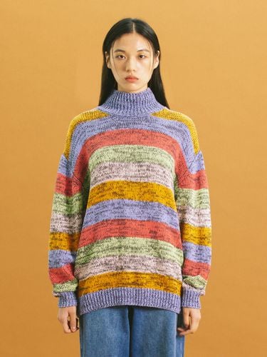 Rainbow Stripe Half-neck Knit [Mix] - Wrangler - Modalova