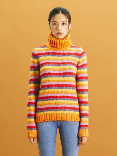 Rainbow Stripe Turtle-neck Knit [] - Wrangler - Modalova