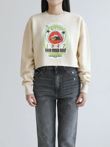 Vintage Graphic Fleece Sweatshirt - Wrangler - Modalova