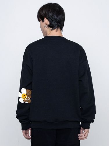 Elbow Flower Bear Smile Sweatshirts _ - GRAVER - Modalova