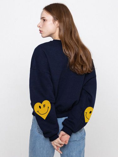 Elbow Heart Smile Crop Sweatshirts _ - GRAVER - Modalova