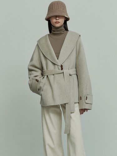 Shawl Collar Coat - RE RHEE - Modalova