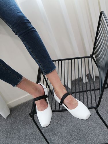 T006 Jane Loafer White (2cm) - 23.5 - Modalova