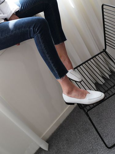 T004 Voca Loafer White (1.5cm) - 23.5 - Modalova