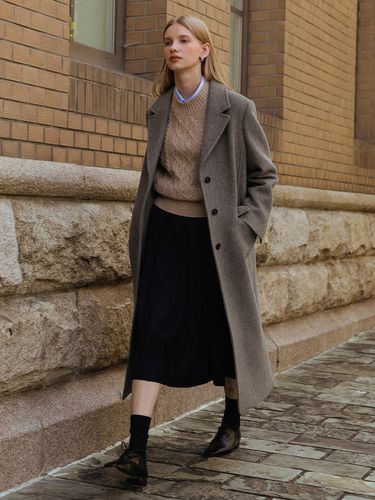 Bruno Single Wool Coat_2 Colors - OSTKAKA - Modalova