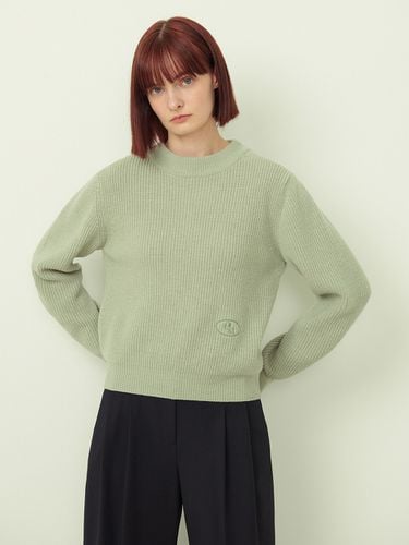 Pros Embroidery Wool Knit - Mint - OSTKAKA - Modalova