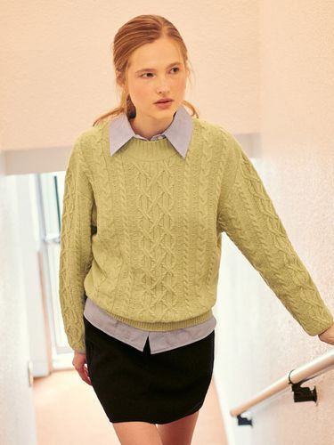 Margaret Crew Neck Cable Knit - OSTKAKA - Modalova