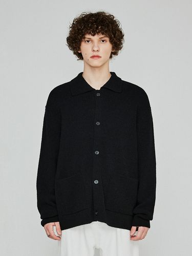 Boucle Collar Pocket Cardigan _ - THE KNIT COMPANY - Modalova