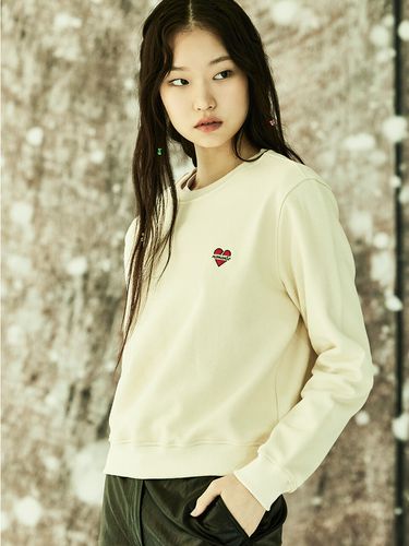 Women] Nomantic Logo Fleece-Back Sweatshirt IV - beyondcloset - Modalova