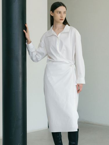 Shirts Wrapped Dress_White - octette - Modalova