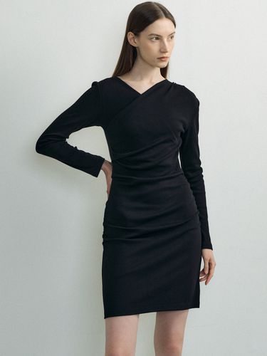 Cross Wrapped Jersey Dress - octette - Modalova