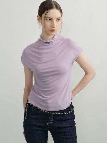 Jersey Cowl Sleeveless T-shirt - octette - Modalova