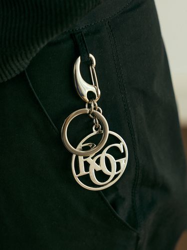 Reorg Rog Charm Key Ring_Silver - REORG - Modalova