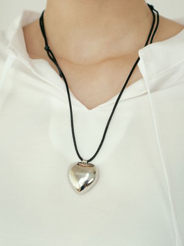 Reorg Volume Heart Necklace_Silver - REORG - Modalova